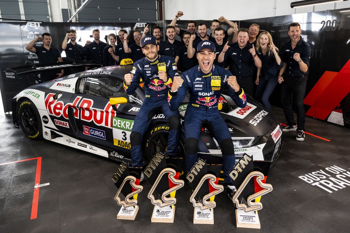 ABT Sportsline conquers the top of the DTM standing

Full text: bit.ly/4aJD4g0

#ABTSportsline #RedBull #GivesYouWiiings #DTM24 #ranDTM