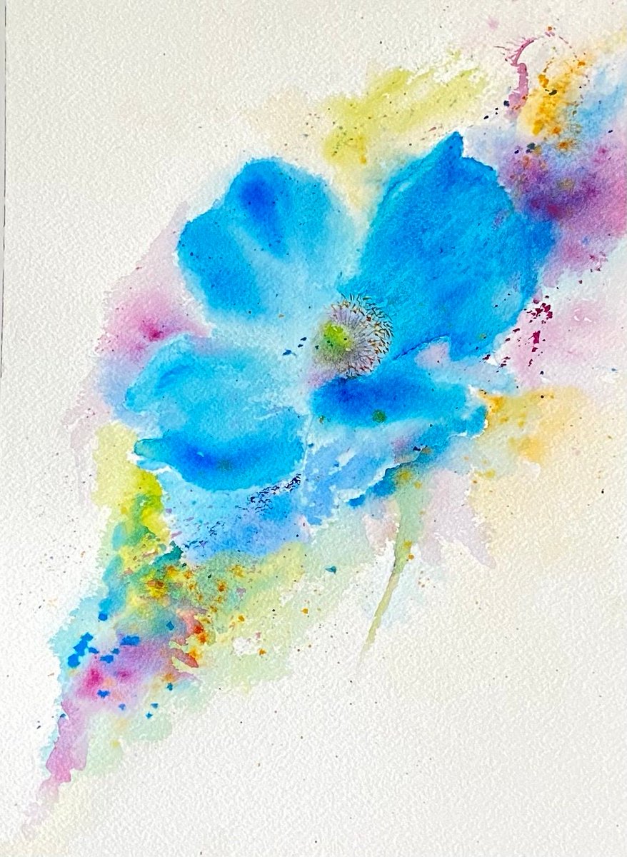 Aren’t these heavenly? Blue Poppy Handmade Watercolour cards #craftbizparty cardsbymormorjan.etsy.com/listing/123774… #MHHSBD #SBS #SMILEtt23