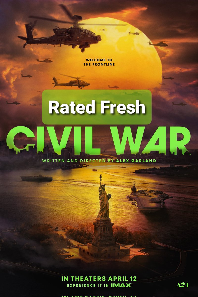 #CivilWarMovie 4 out of 5 #MovieReview #RatedFresh