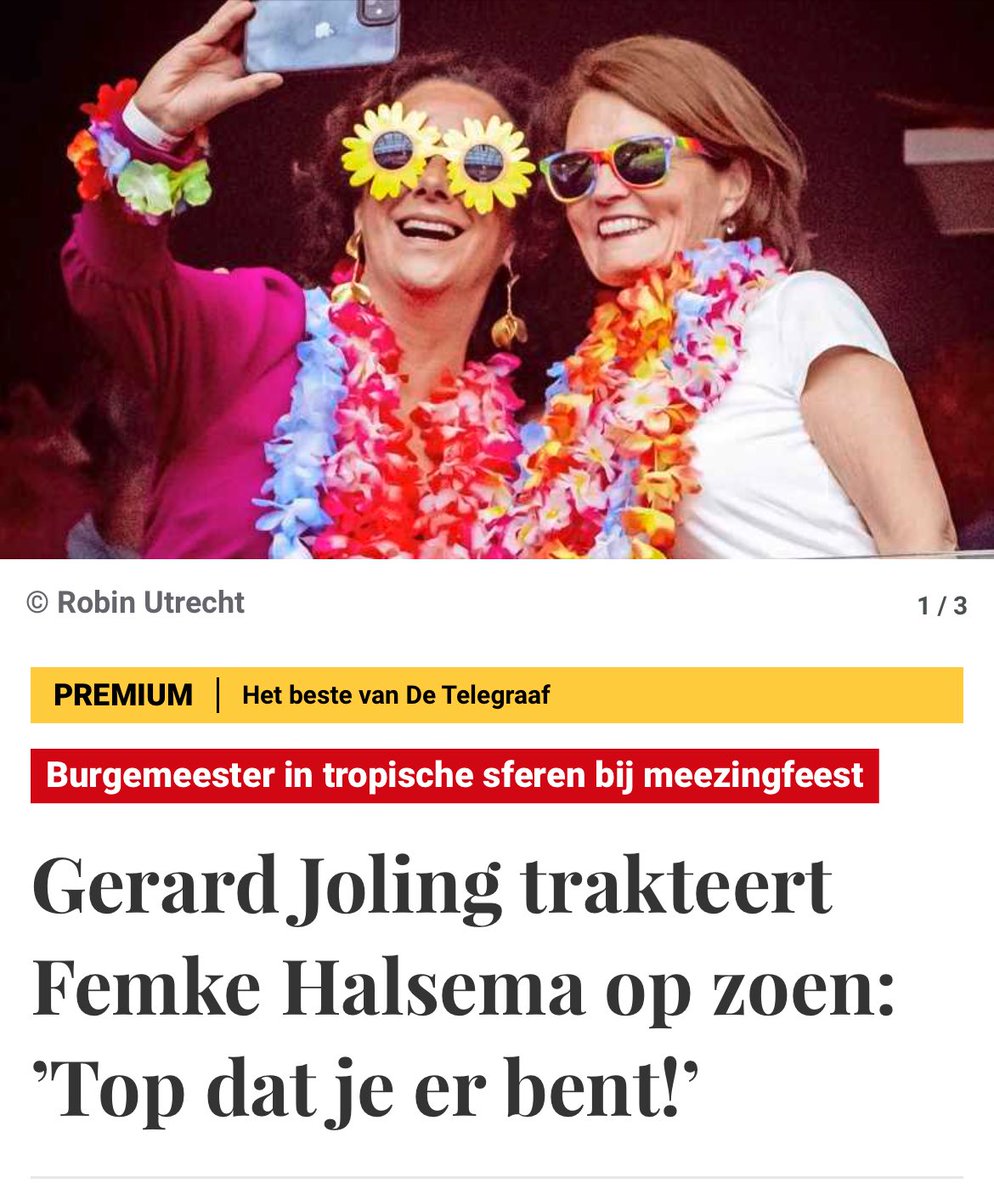 JaapStalenburg's tweet photo. Vorige week creëerden @telegraaf en @gerardjoling er nog een rel over, maar dit weekend stond #femkehalsema gewoon mee te swingen bij #detoppers. Goed dat #vrolijklinks daar vertegenwoordigd is. https://t.co/sQYiNSunVB
