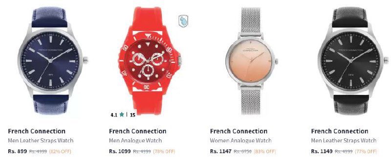 Myntra : Upto 85% Off On Branded Watches

French Connection : myntr.it/xWacC5J
Timex : myntr.it/fzR783X
Titan : myntr.it/UG0on6h
Fossi : myntr.it/0O2Q7J0
Helix : myntr.it/MpOlz2m