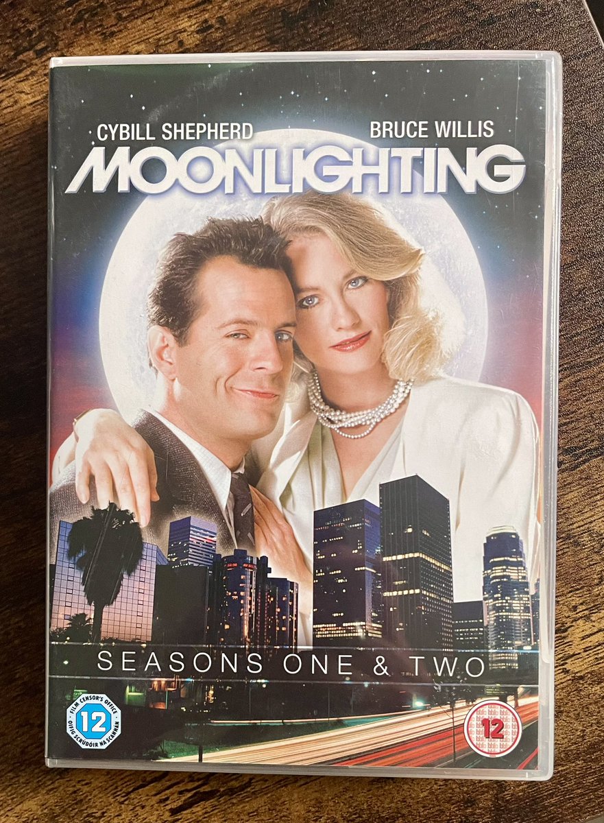 Sunday Evening. Moonlighting. Cybil Shepherd and Bruce Willis. #Sunday #CybilShepherd #BruceWillis #NowWatching