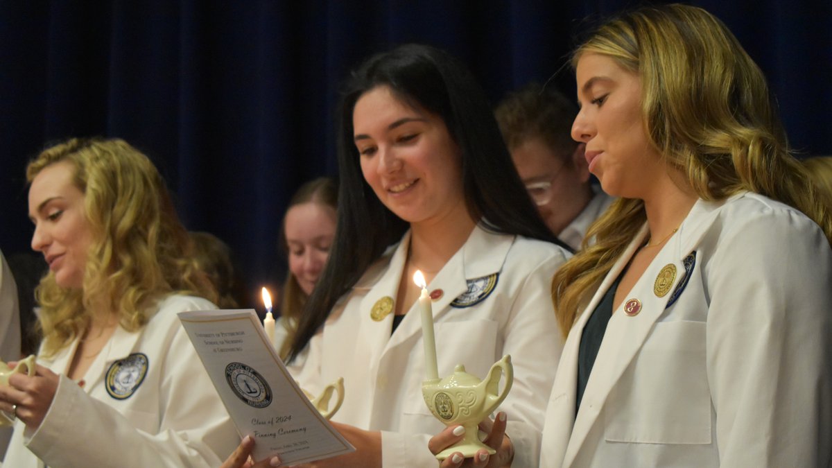 Pitt Greensburg held its first pinning ceremony for nursing graduates on April 26, marking a significant milestone in their journey. Congrats to the new nurses! 🩺✨ pitt.ly/3V8pIoY