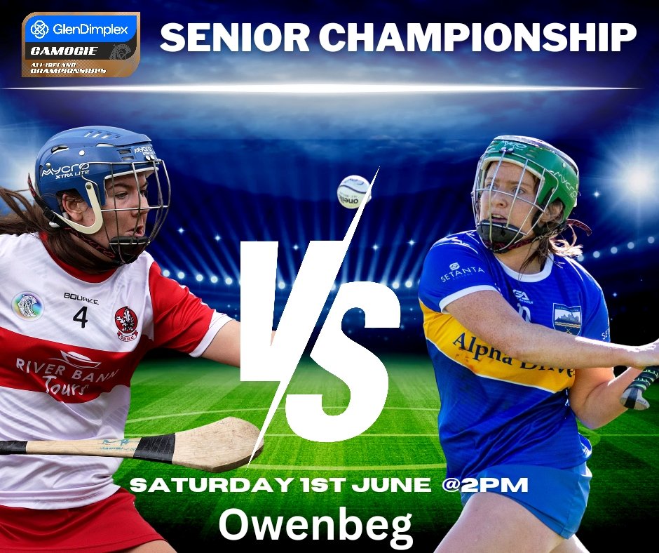 📢 Next up for the Tipp seniors is a trip to Derry next Saturday to face the home side in round 2 of the Glen Dimplex All-Ireland Senior Championship. Derry recorded an impressive win over Antrim in their first round game.