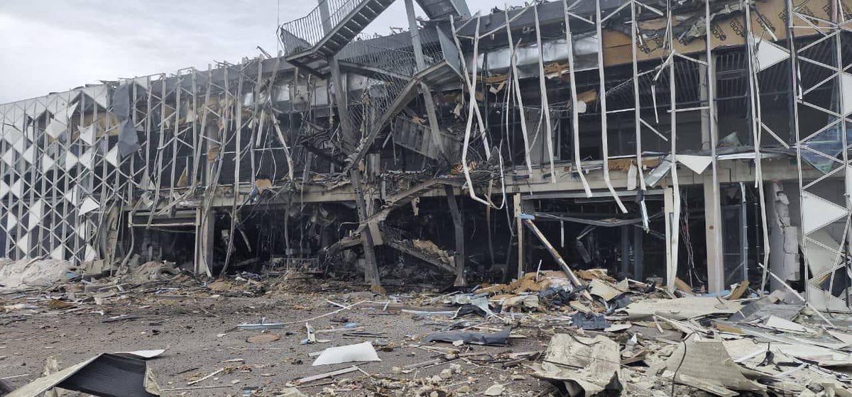 Russia has struck the Zaporizhzhia airport today. 

Photo published by MP Musa Mahomedov.