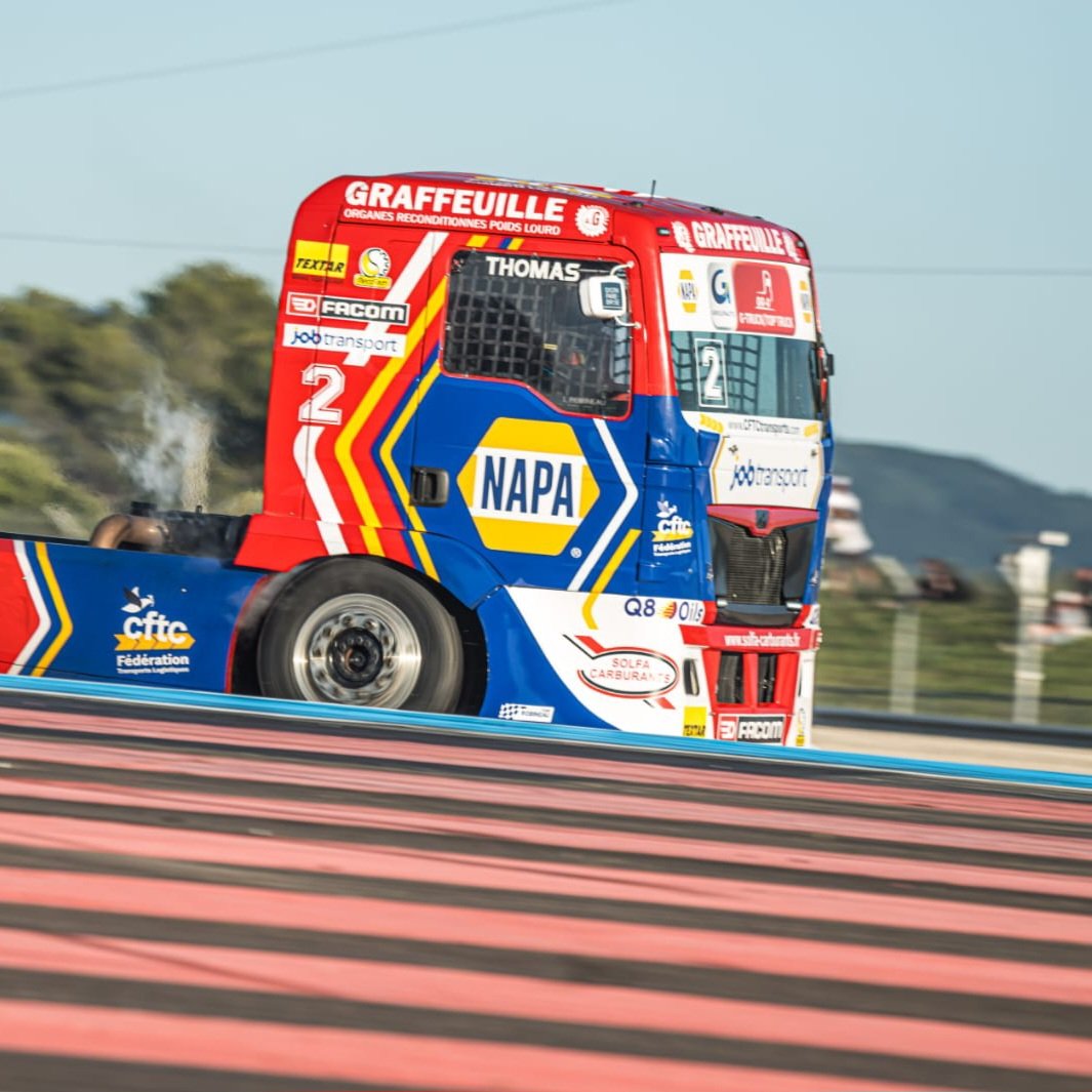 La 4ème course du WE #GPCamions s'est achevée avec brio pour #TeamRobineau : @ThomasRobineau a décroché la 2ème place, tandis qu'<a href="/AnthonyRobineau/">Anthony Robineau</a> a brillamment terminé à la 6ème position. Une performance remarquable qui marque le succès de la première manche du championnat.