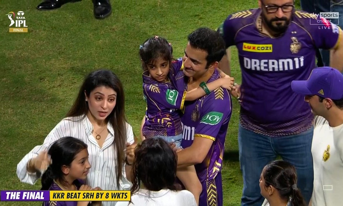 At Last, Gautam Gambhir is Laughing and will Lift the IPL Trophy 🏆 #KKRvsSRH #IPLFinal