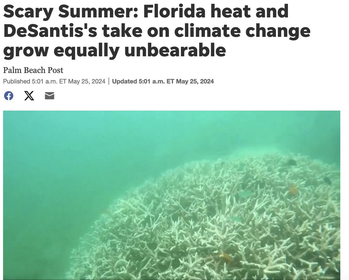 'Florida is one of the states most at risk for extreme weather events, costing the state billions of dollars, staggering numbers of heat related deaths, and significant habitat destruction. It’s time to cut the politics of climate change and focus on meaningful legislation...'