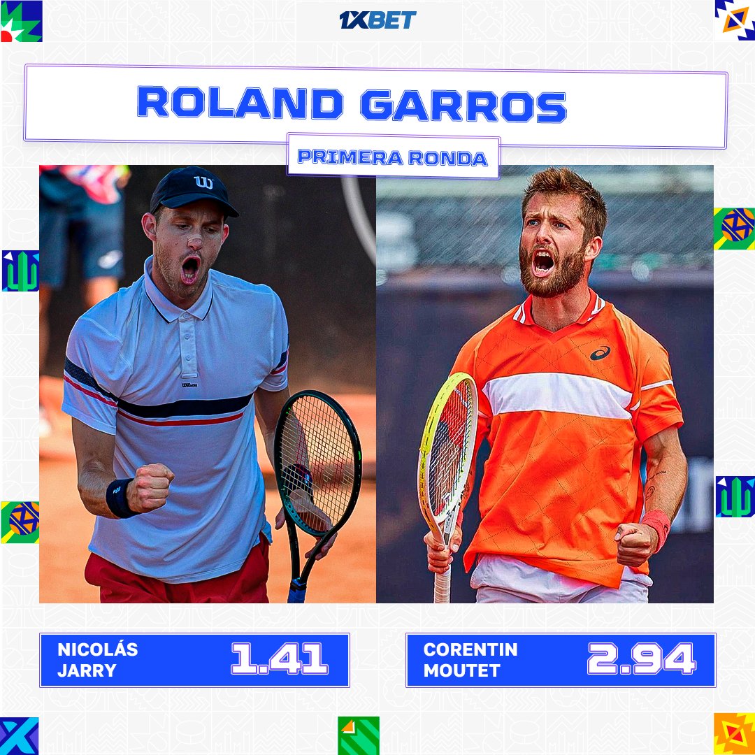 #Tabilo ya inició su travesía en Francia y ahora es el turno de Nico #Jarry de debutar en #RolandGarros 😎

¡Dale tu apoyo! ▶️ cropped.link/jarryvsmoutet