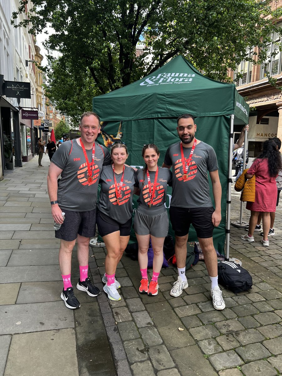 I last ran the Manchester 10K when I was a trainee solicitor 12 years ago. I did it in 55:10 then but very happy with my 57:38 today! Great to run with my <a href="/FarleysLaw/">Farleys Solicitors</a> team. The atmosphere and support of those watching the race was amazing. Really kept me going!