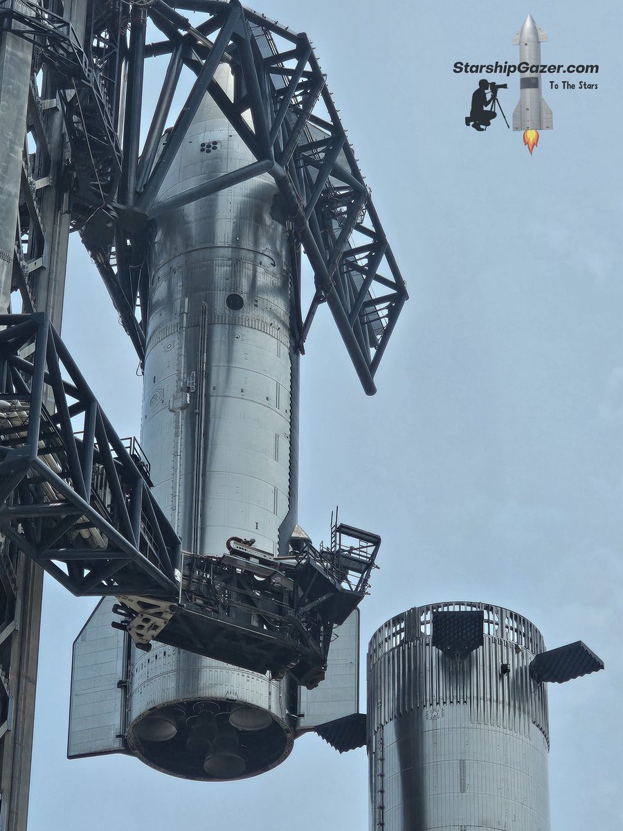 Starship 29 is being stacked onto Booster 11, possibly for a 2nd wet dress rehearsal as soon as Tuesday. 5/26/24