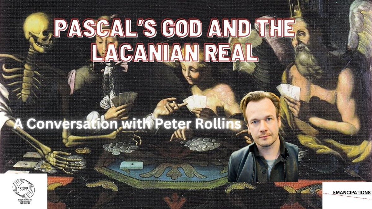 Our conversation with philosopher Peter Rollins @PeterRollins streamed this morning. Here's the video. Pascal's God and the Lacanian Real: A Conversation with Peter Rollins Very much enjoyed this one. youtube.com/live/MvzU61xkv…