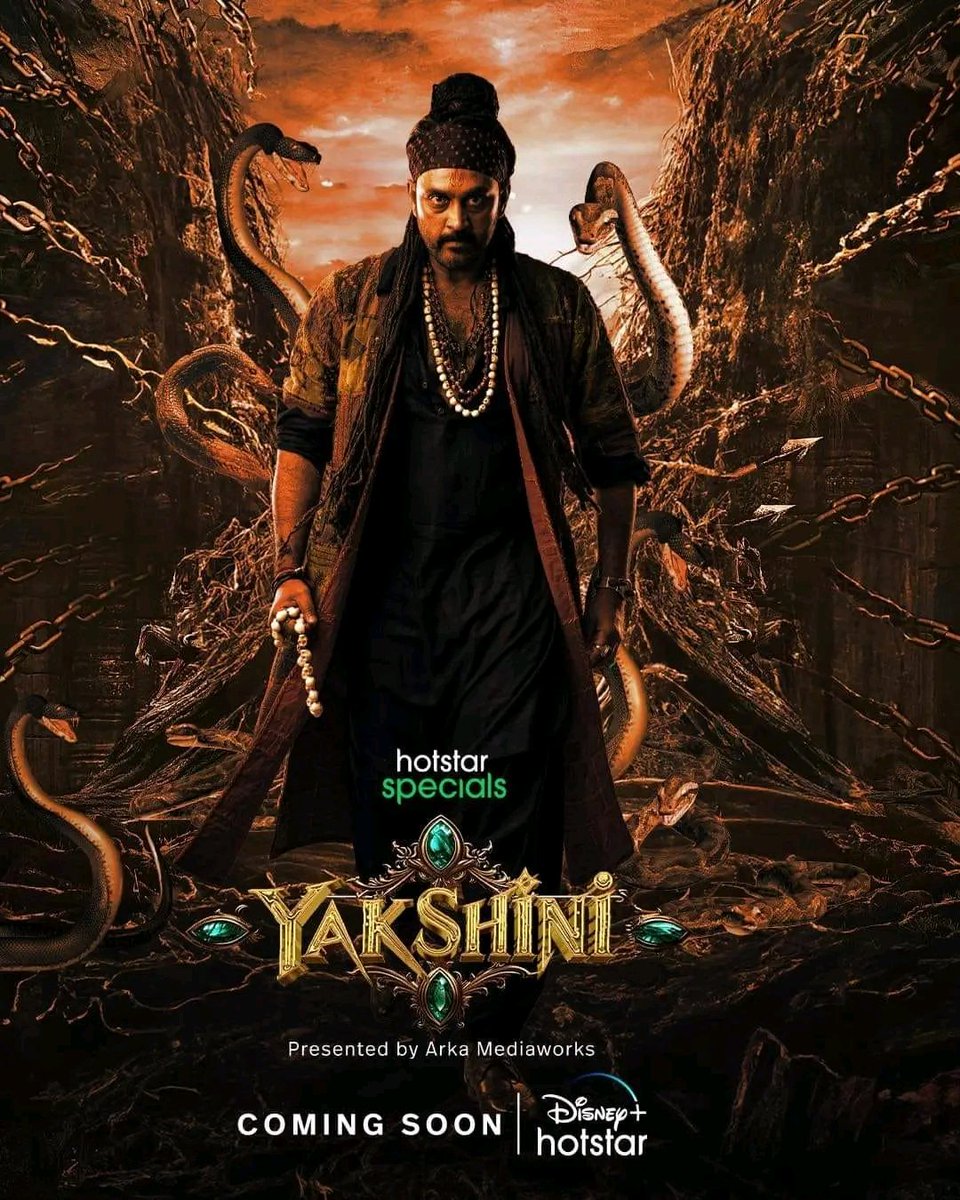 #Ajay's character poster from #Yakshini 🔥🔥🔥
 
#YakshiniVasthundi Coming Soon in Telugu, Tamil, Malayalam, Kannada, Hindi, Bangla, Marathi only on #DisneyPlusHotstar
 
#Vedhika #LakshmiManchu #RahulVijay #Ajay #ArkaMediaworks #filmyseries