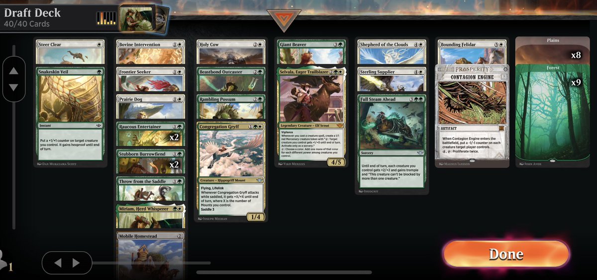 Trophy #5 🏆 

Never got to use ye olde Contagion Engine, but can’t complain. #MTGThunder <a href="/fireshoes/">Robert Taylor🔥</a>