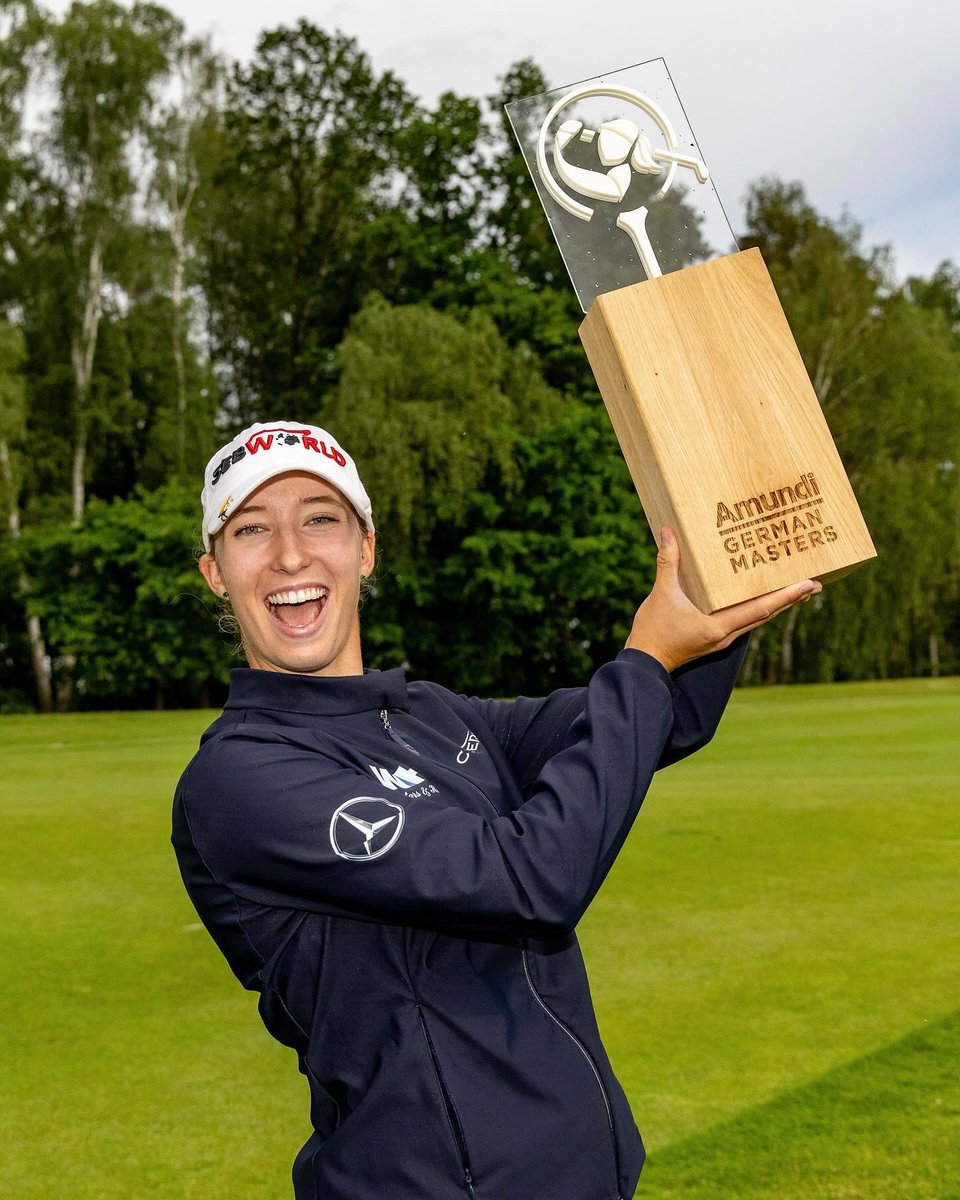SunDevilWGolf's tweet photo. Huge Victory at Home 🇩🇪

#ICYMI Alexandra Forsterling won the 2024 Amundi German Masters in a dramatic playoff last weekend 🏆

This is her 4️⃣th @LETgolf title 👏 https://t.co/13EBxvO59t