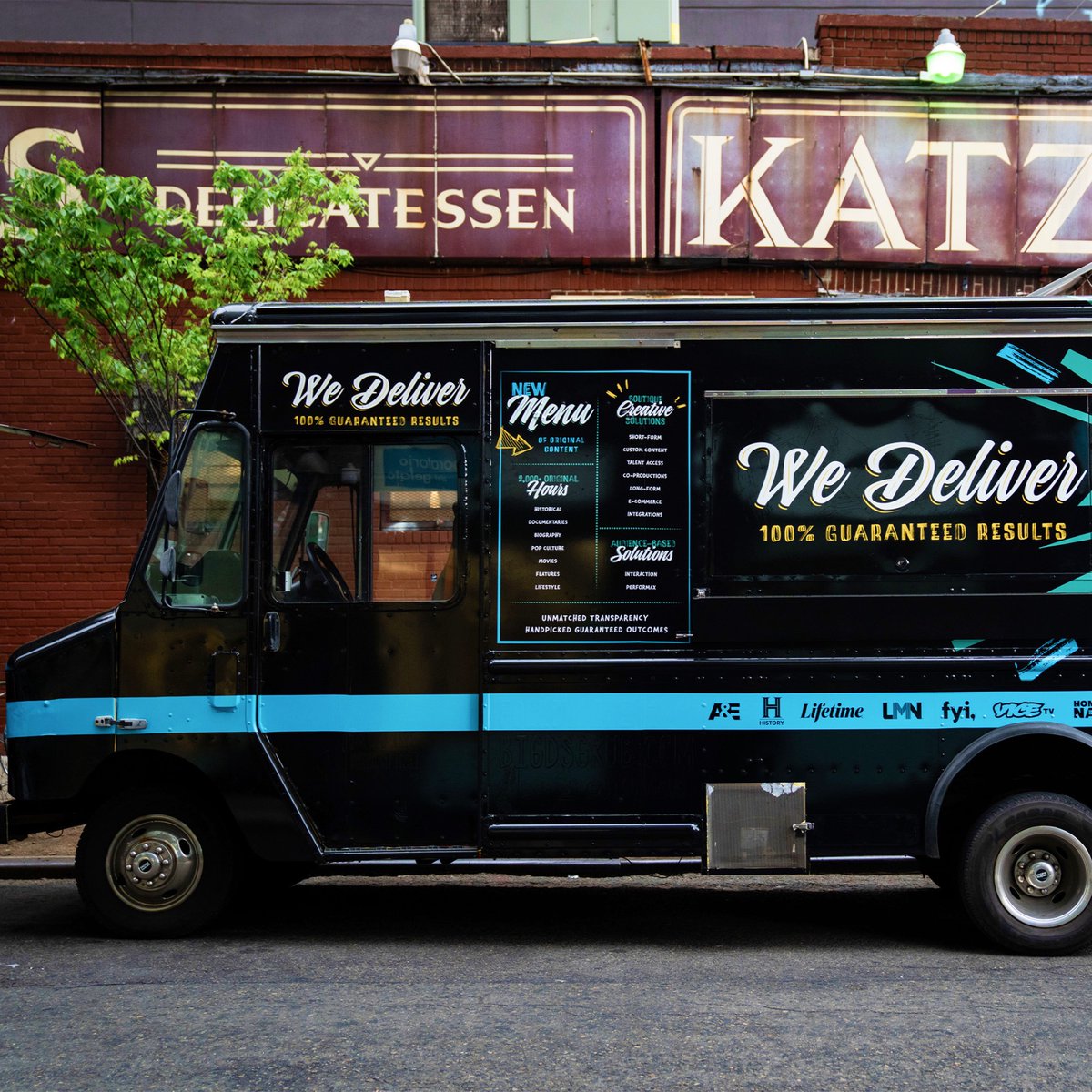 To kick off Upfront season, our Ad Sales team served up @KatzsDeli to all its partner agencies and brand teams via mailers and food trucks. We reached over 1,500 clients during this key sales period and earned World Central Kitchen over $13k in meal donations.