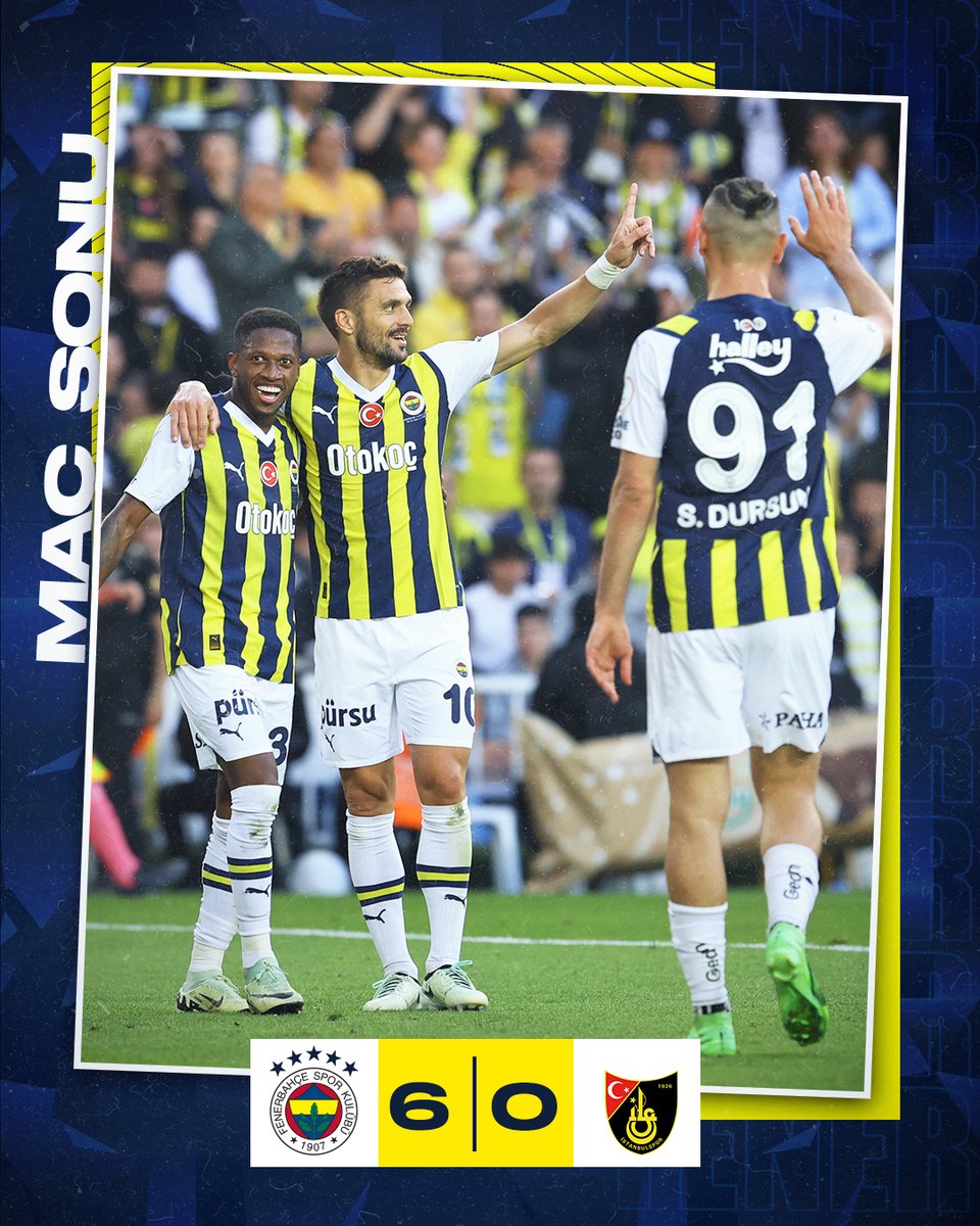 Maç sonucu: Fenerbahçe 6-0 İstanbulspor #FBvİST