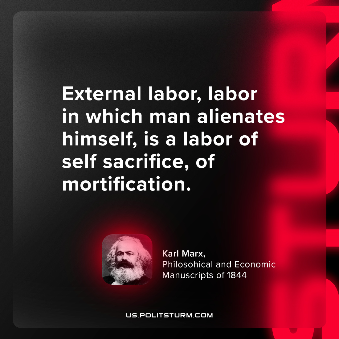 Marx on Alienating Labor