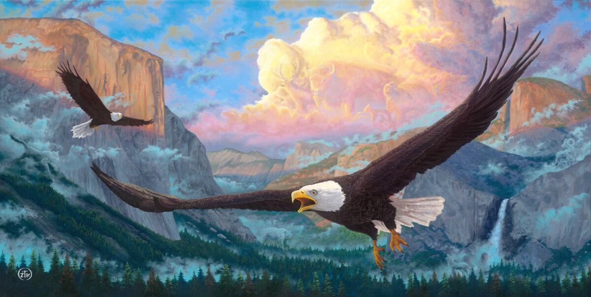 “From every mountainside, let freedom ring.” - Martin Luther King Jr. 

Art: Spirit of Yosemite wildwings.com/collections/al…