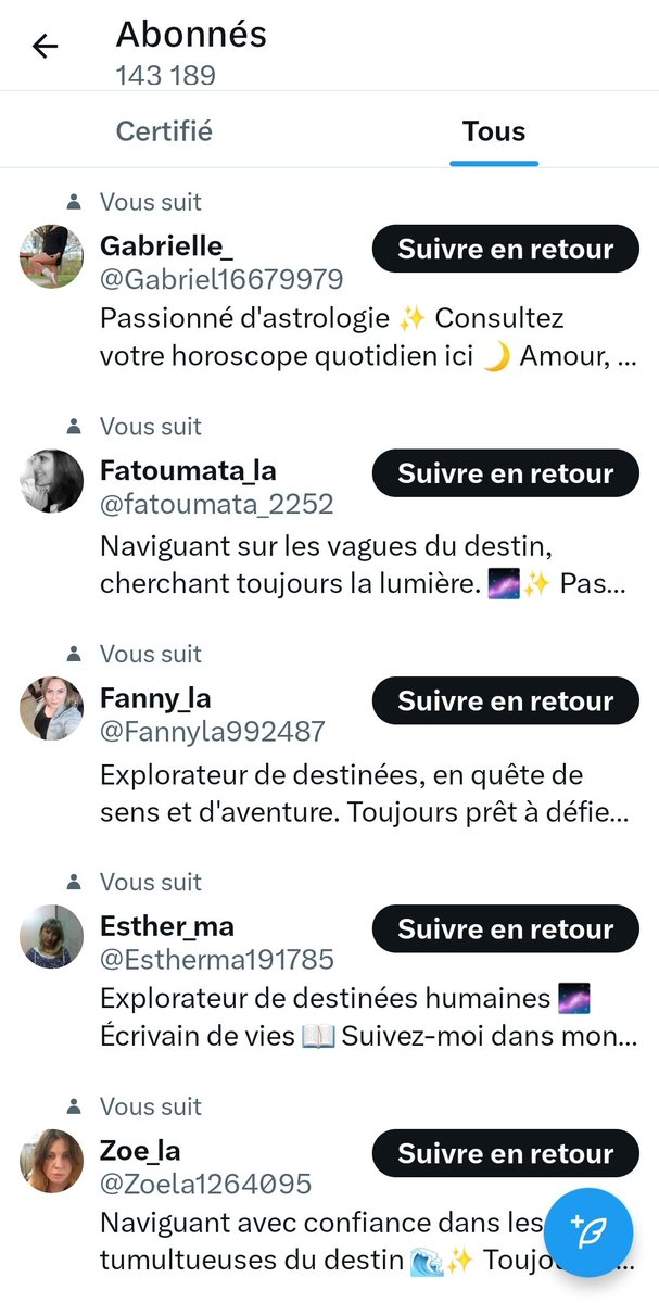 Ce réseau est une passoire. De nombreux comptes 'anti système' sont pollués par de faux abonnés dans le but d'affaiblir leur impact sur Twitter. J'ai passé du temps à bloquer ces faux followers. Est-ce vraiment à nous de le faire @twitter ? @elonmusk