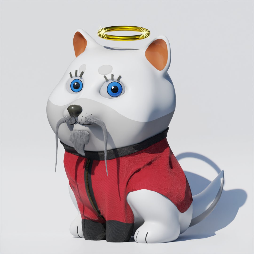 Introducing the next level of cuteness! 🐶🌟 This Baby Doge NFT has transformed into a 3D character, ready to conquer the virtual world with its adorable charm. Get ready for a whole new level of love and joy! #BabyDoge #NFT #3DCharacter