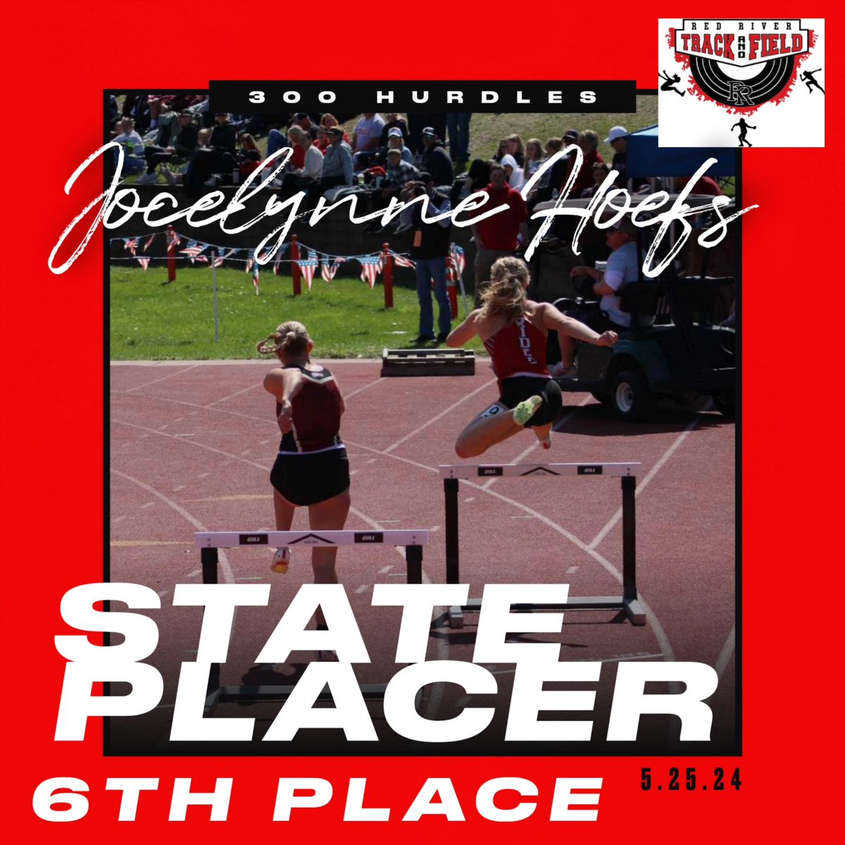 Rider Girls NDHSAA CLASS A State Track and Field Scorers in the HURDLE EVENTS. <a href="/RRHSactivities/">Red River High School Activities</a> #RideOn