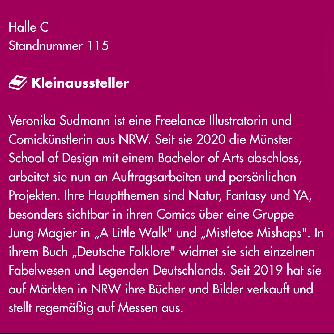 Nächste Woche bin ich auf dem Comic Salon in Erlangen!!✨
Bin schon sehr aufgeregt! 😳
