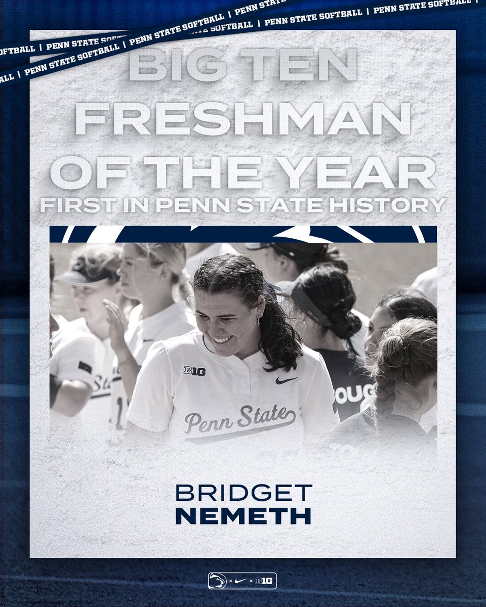 The Big Ten Freshman of the Year… 𝐌𝐀𝐃𝐄 𝐇𝐄𝐑𝐄 #WeAre | #NextStop