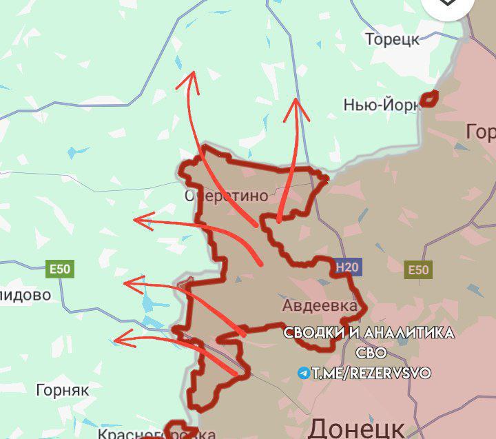 Se está llevando a cabo una poderosa ofensiva del ejército ruso en dirección Avdeevsko-Pokrosk. Según los comandantes militares, desde primeras horas de la mañana se ha desarrollado una poderosa ofensiva a lo largo de toda esta dirección. #Ucrania