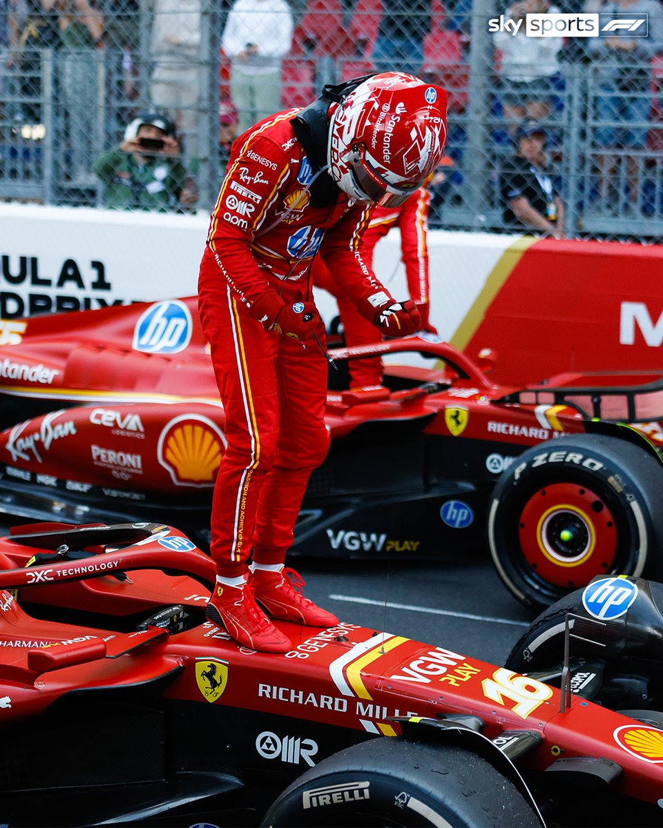 SkySportsF1's tweet photo. Charles Leclerc: Monaco Grand Prix winner 🇲🇨❤ https://t.co/s7DZ0fwzwA