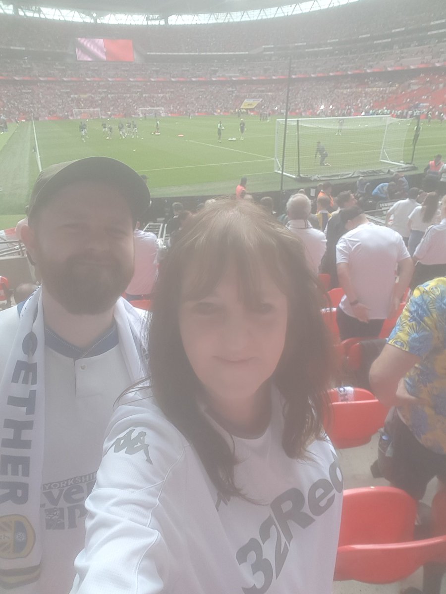 Well I cried all way up Wembley way.  Had a great view.  Shame we couldnt win. But me and the boy will be there next season. On and on. #lufc