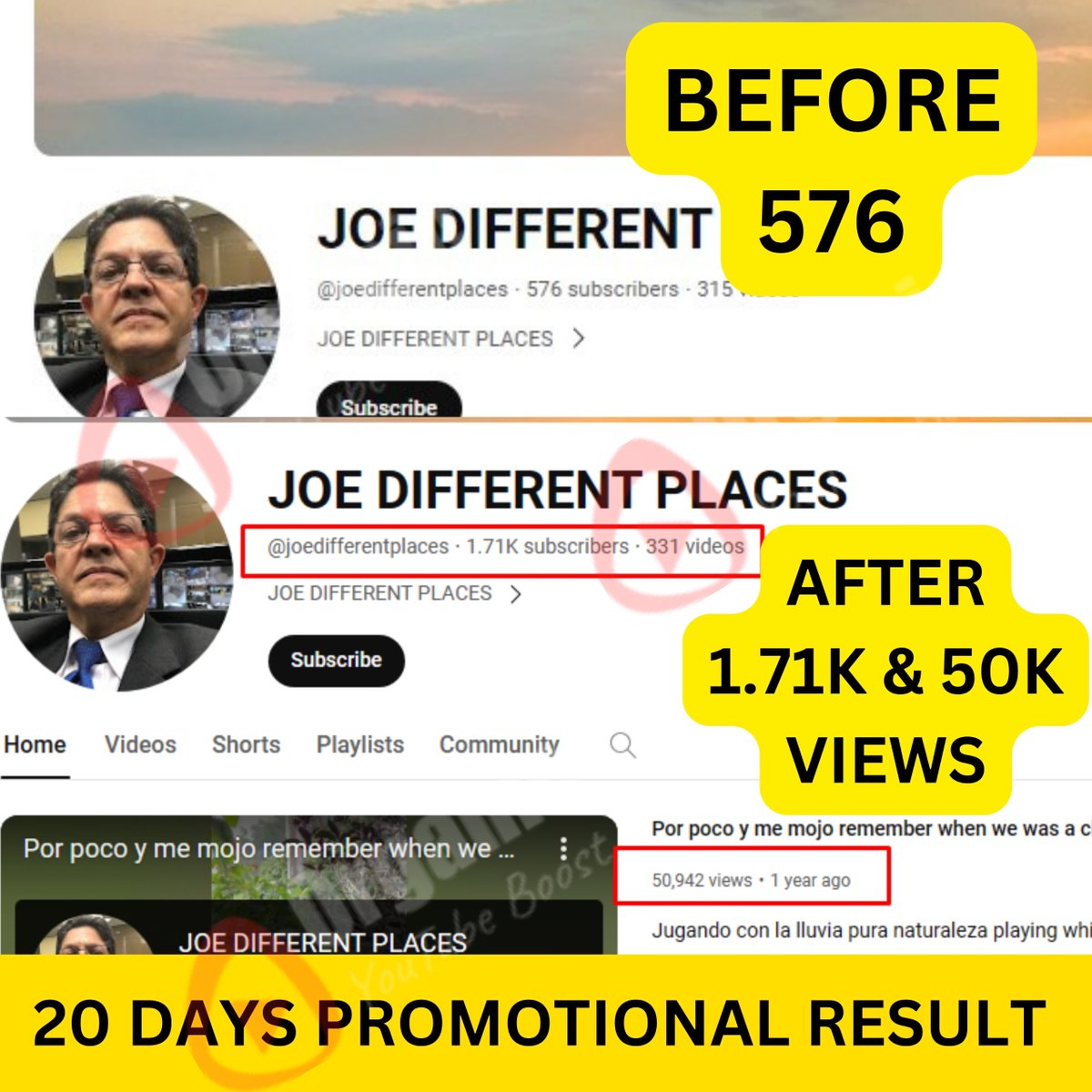 ShannonEBe's tweet photo. 🎉 We did it! 1000 subscribers and 3000 views in just 7 days! 🚀 Let’s grow your channel together with Organic YouTube Boost 🌟 #YouTubeGrowth #SocialMediaSuccess #GrowWithUs
https://t.co/BvnHWWjaGs https://t.co/MiThTSbKFo
