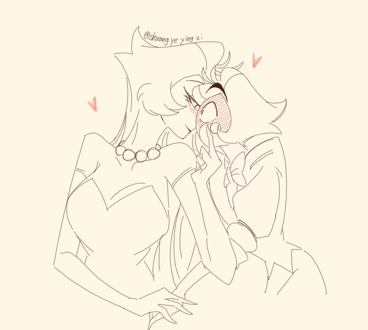 #lucilith #HazbinHotelLilith #HazbinHotelLucifer #HazbinHotelFanart #LilithxLucifer 
我爽了