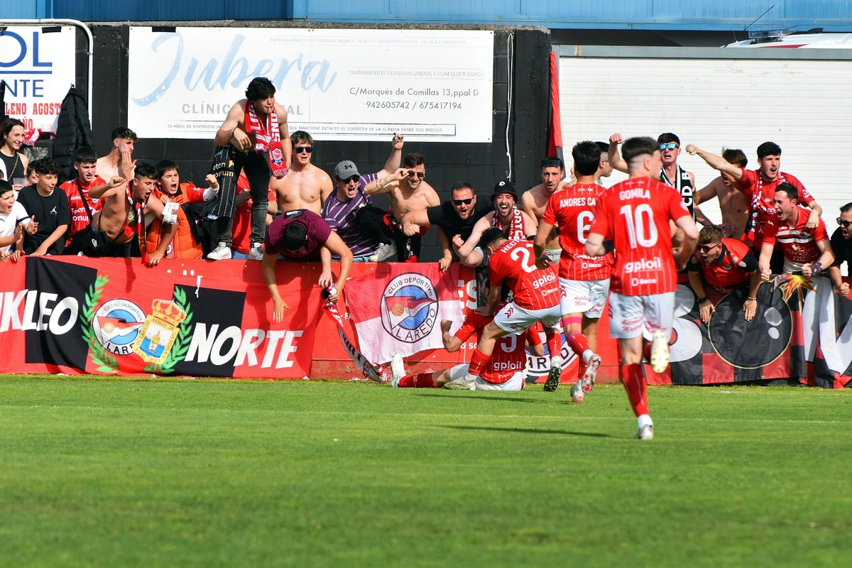 ¡𝐂𝐨𝐧 𝐞𝐦𝐨𝐜𝐢ó𝐧 𝐲 𝐬𝐮𝐟𝐫𝐢𝐦𝐢𝐞𝐧𝐭𝐨!

El Laredo se mete en 2ª ronda de play-off tras el 1-1 ante el Vimenor, en un emocionante partido en el que terminó con 9.

CRÓNICA y DECLARACIONES cdlaredo.com/con-emocion-y-…

#CDLaredo #TerceraFederación
#TerceraRFEF #FaseDeAscenso