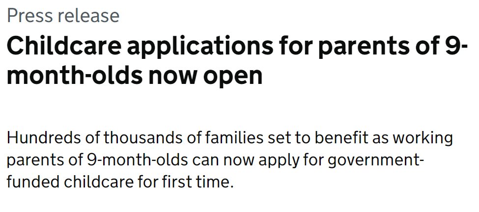 We will take your kids away from you for most of the week and raise them so you can go back to your little office job and contribute more to the GDP machine You're welcome! The government xx
