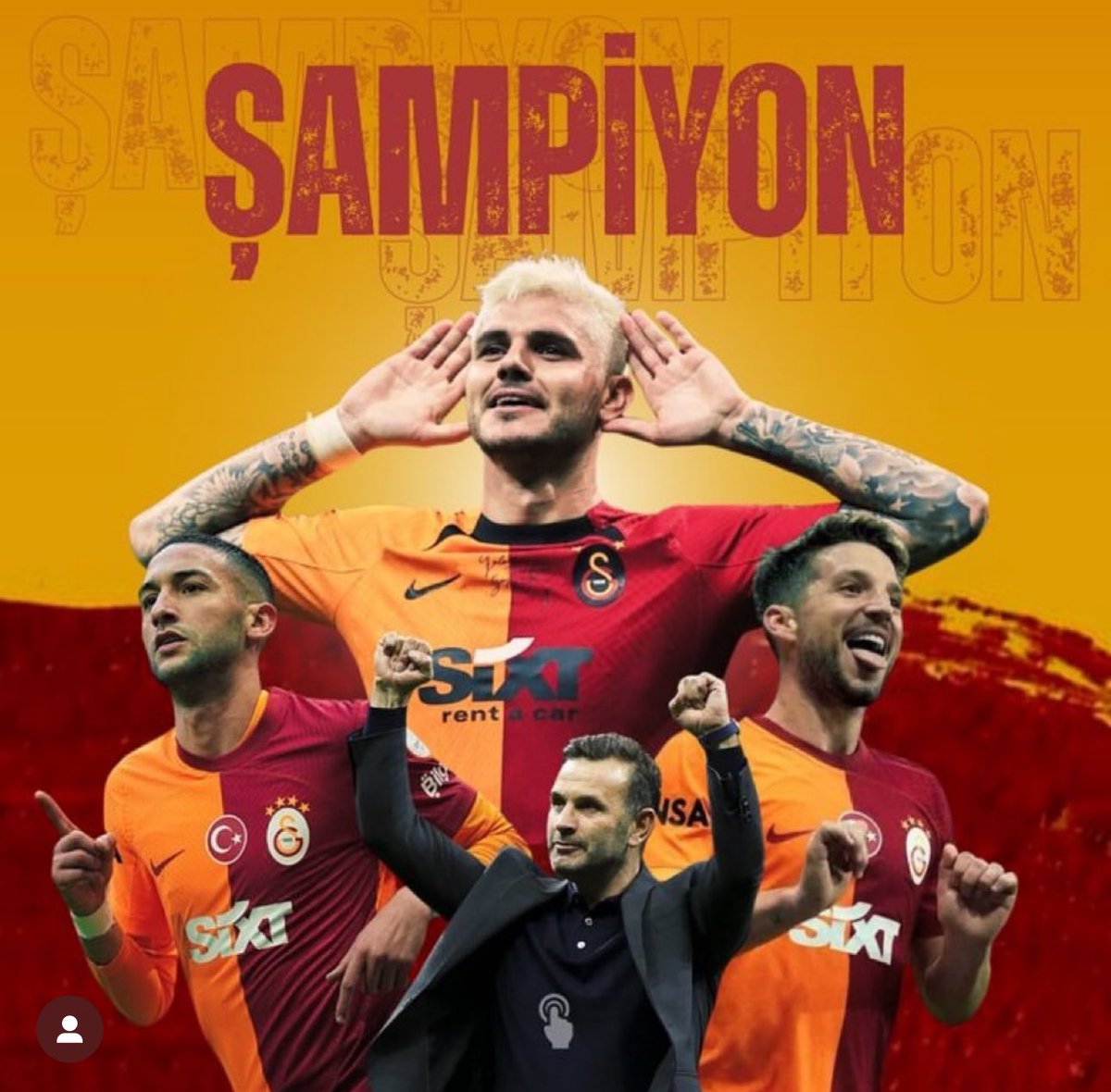 Süper Lig 2023-2024 sezonunda şampiyon olan Galatasaray Spor Kulübü'nü tebrik ediyorum. Bu büyük başarıyı kutlarken, futbolcuların ve teknik ekibin azimli çalışmalarıyla elde ettikleri bu zaferin haklı gururunu hep birlikte yaşıyoruz.🏆 #Şampiyon #Galatasaray