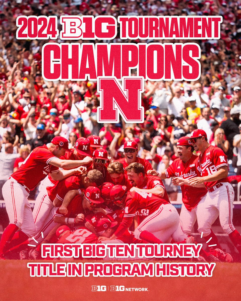 Congrats, <a href="/HuskerBaseball/">Nebraska Baseball</a>! 🏆

#B1GBaseball