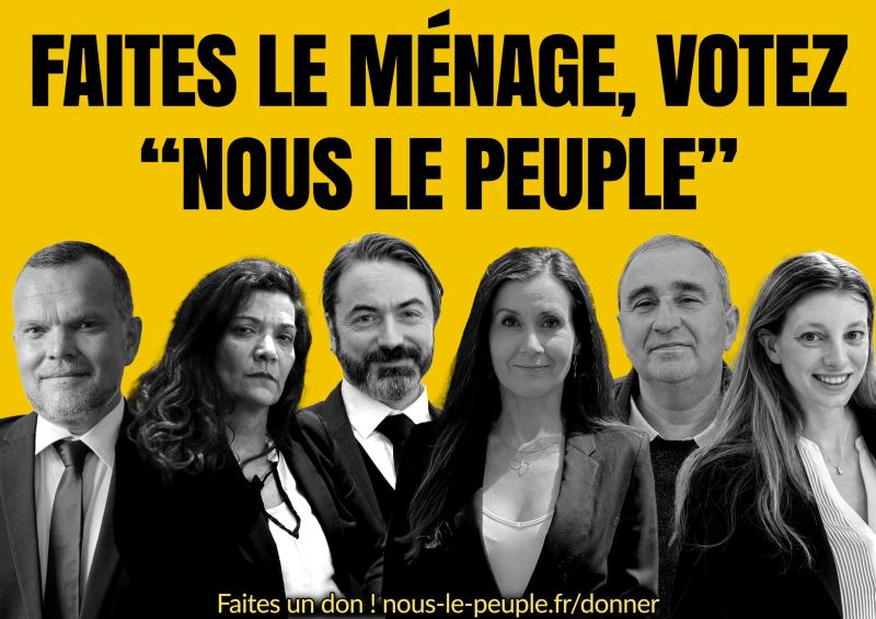 "La démocratie se confond exactement, pour moi, avec la souveraineté nationale. La démocratie c’est le gouvernement du peuple par le peuple, et la souveraineté nationale, c’est le peuple exerçant sa souveraineté sans entrave" - Général de Gaulle.

C'est ce que défend <a href="/NLPeuple/">Nous le Peuple 🐝</a>