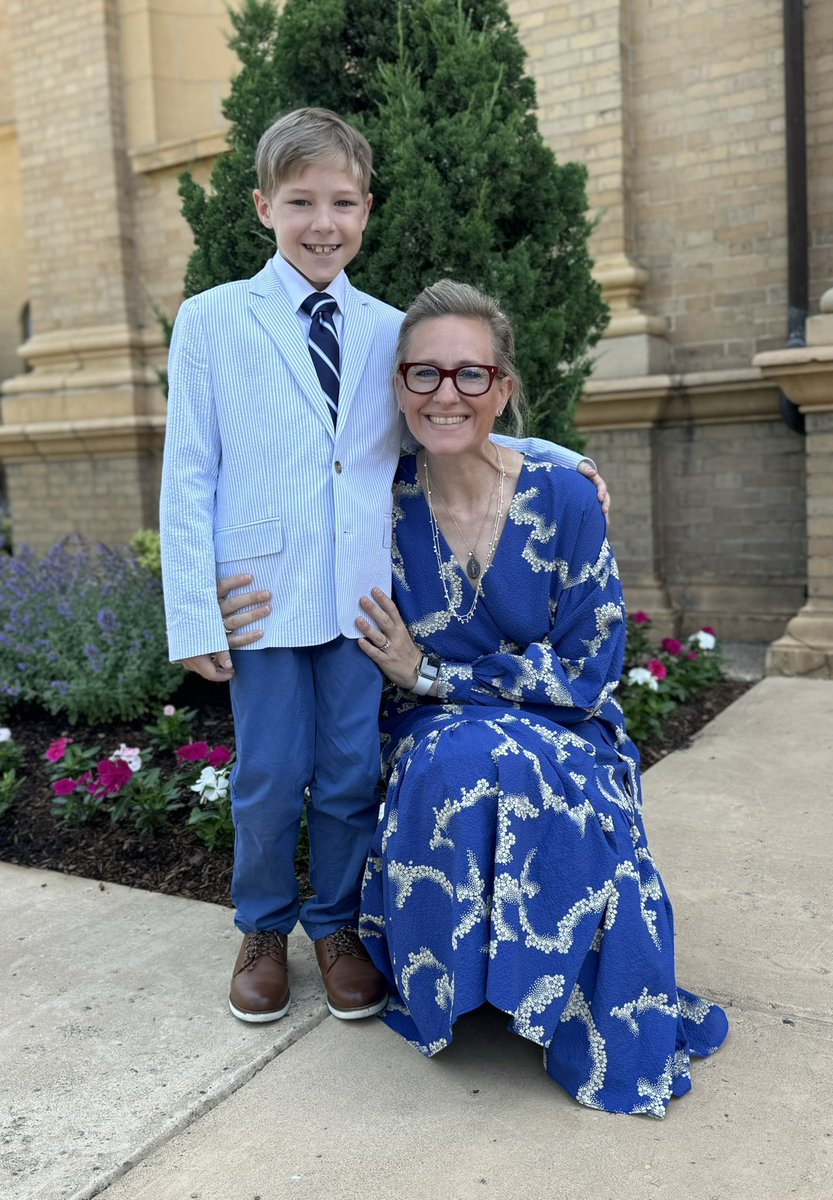 Last first Communion for this mama. 

Little man, big blessing!! All glory and honor and praise be to our God who has done great things for us!!

“Very truly, I tell you, unless you eat the flesh of the Son of Man and drink his blood, you have no life in you.” Jn 6:53