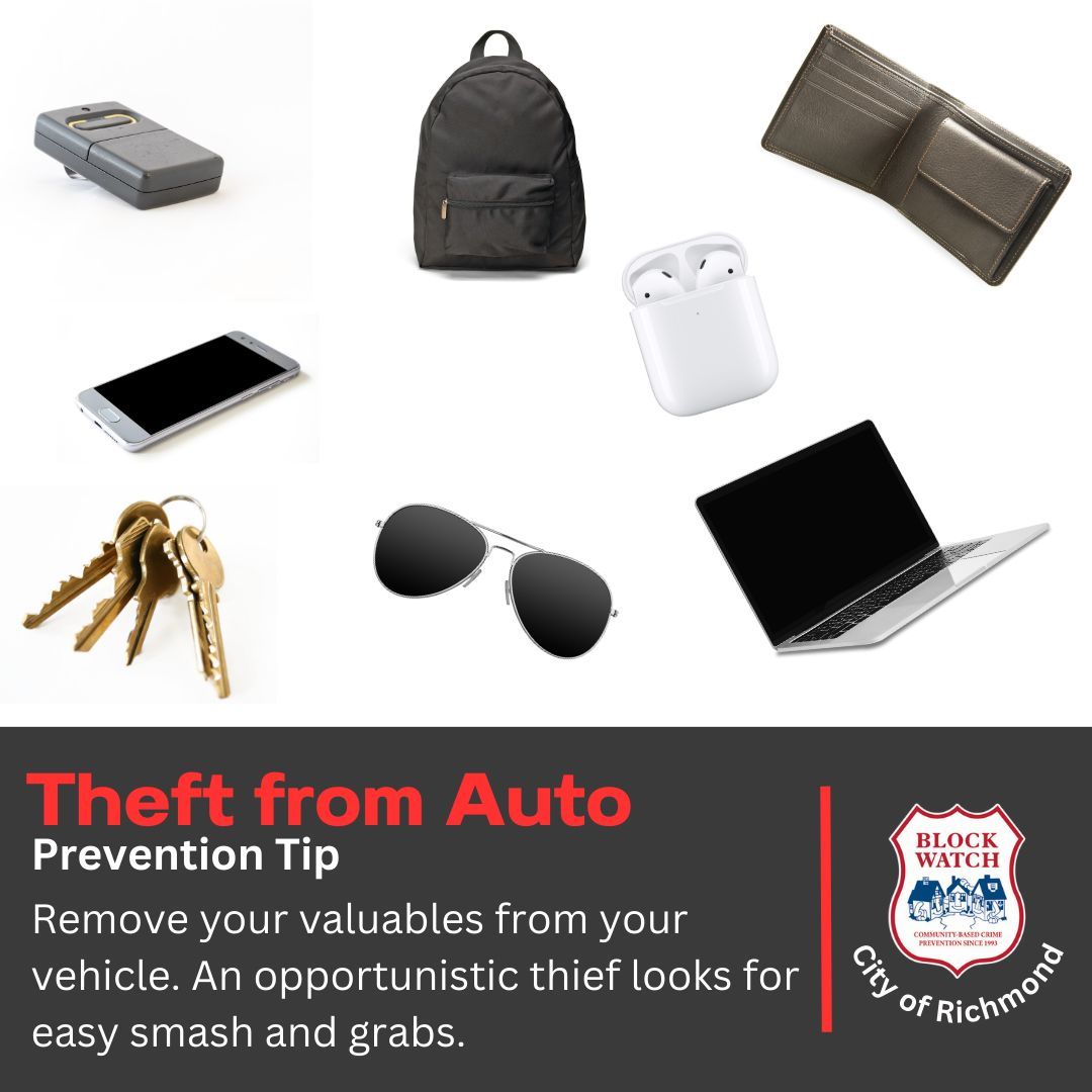 RmdBlockWatch's tweet image. Remove the opportunity for theft. 

#LockOutAutoCrime #CrimePrevention