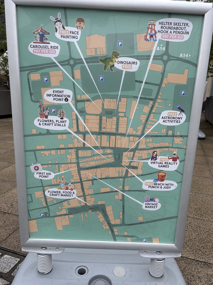 That’s day one of the Spring Fayre organised by the  fab <a href="/ourburysteds/">Our Bury St Edmunds</a> BID Events Manager, Jackie Regan.We had 2 downpours that almost flooded the beach! but also some glorious sunshine this afternoon. Most importantly we had many happy faces enjoying the free entertainment!