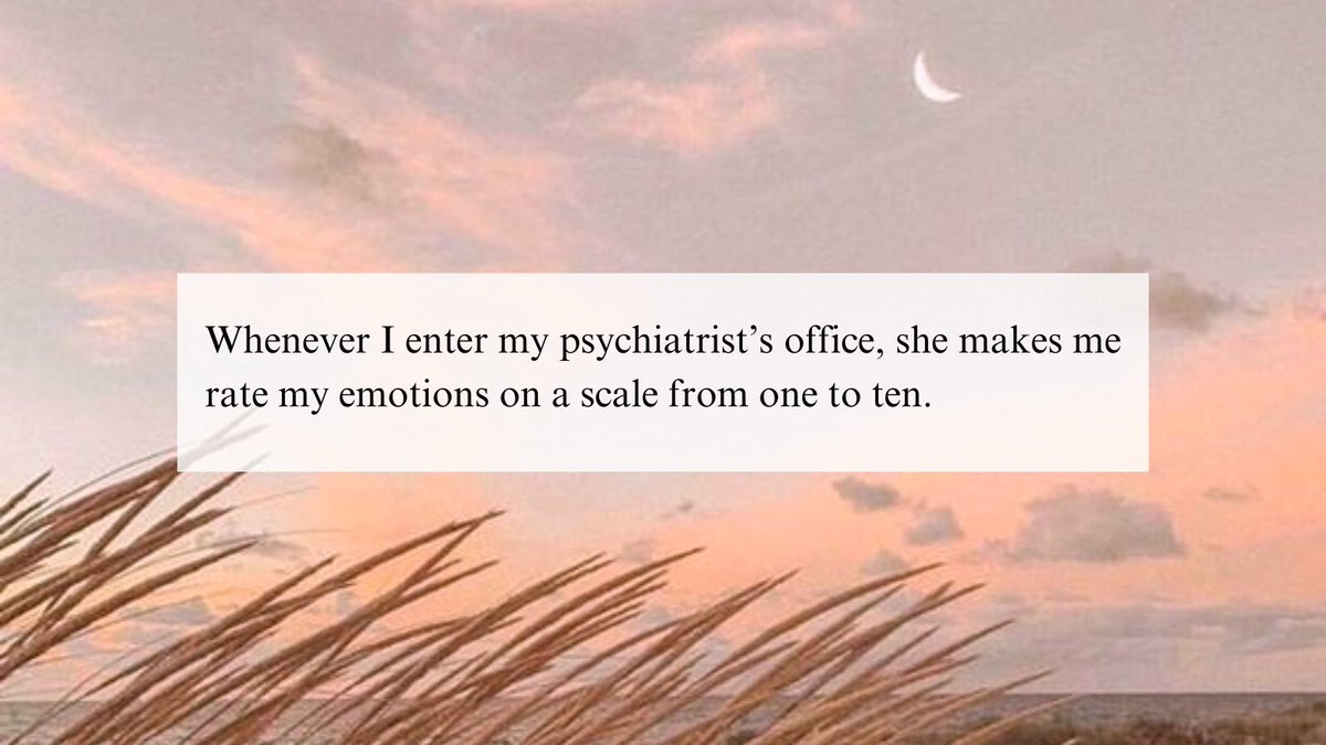 i showed the opening line of my romcom to my psychiatrist and she asked me if the comedy in question is the same kind of humor i have when i laugh after trauma-dumping…