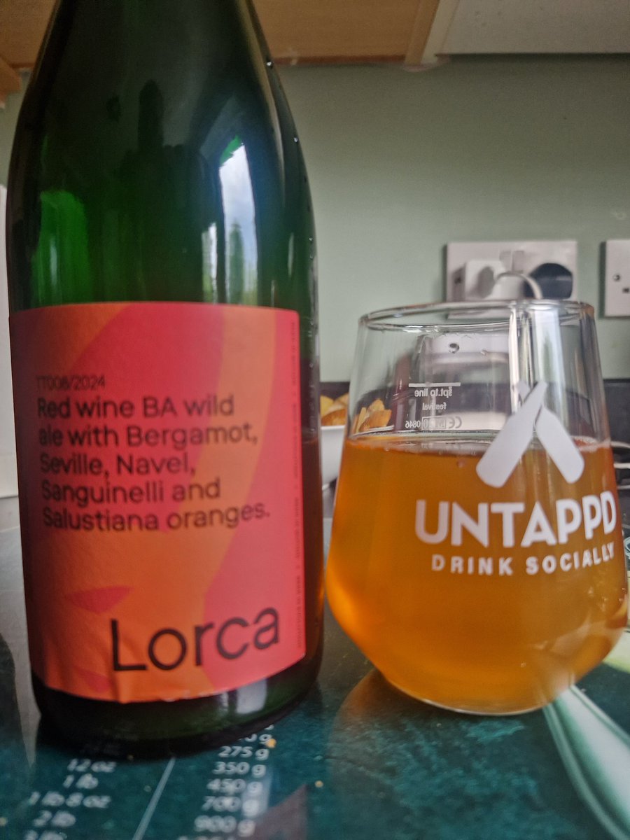 Always excited by new brewery that are doing wild ales. This one is just up the road from me. The orange flavour made it very cleaning product like. The beer didnt have enough acidity to help.