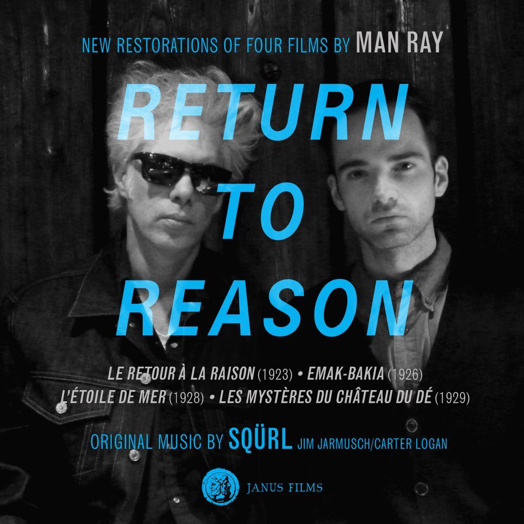 The Jim Jarmusch-Carter Logan combo Sqürl present Man Ray: Return to Reason, with a newly-recorded drone rock soundtrack set to four newly restored short films by avant-garde artist Man Ray!

Thursday, May 30 at 7:30pm
Tickets: buff.ly/44n2s9D