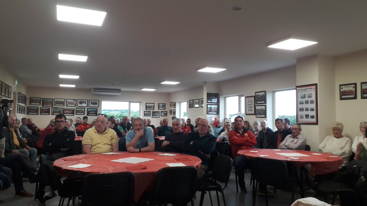 Packed house here in Clogher for our Lá na gClub 40-year anniversary celebrations ❤🤍 #GAA #Community #WeAreBallintubber