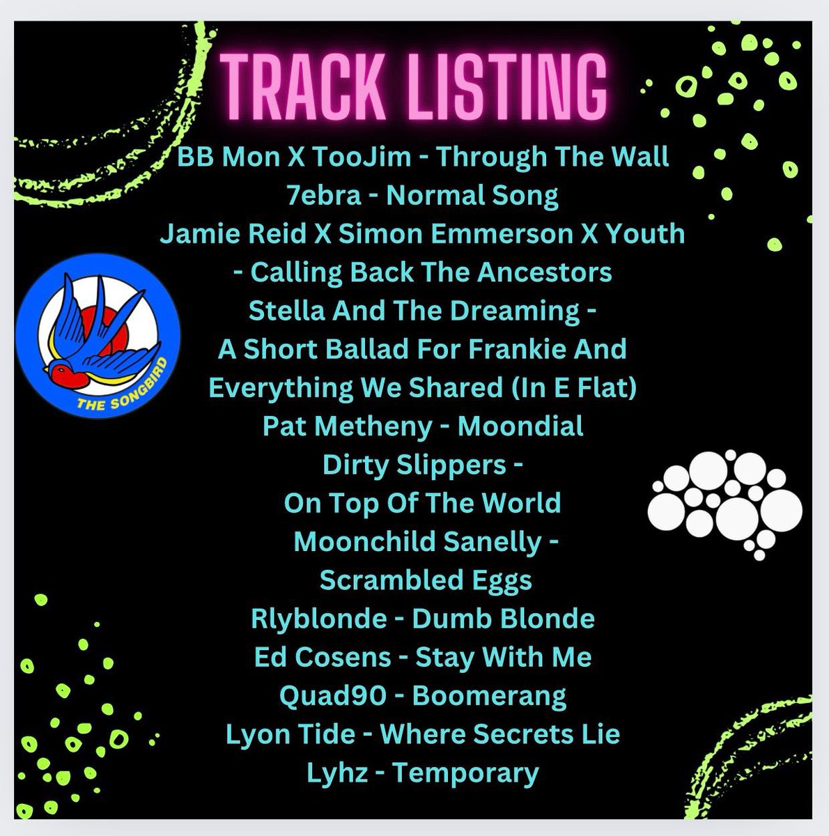 mixcloud.com/IslingtonRadio… The Songbird Sessions for <a href="/TheSongbird_HQ/">THE SONGBIRD HQ</a> on <a href="/IslingtonRadio/">Islington Radio</a> has landed! Check out music from: <a href="/mikeyj_music/">Mikey J 🎶🎸 - Made in China Out Now!!</a> <a href="/emercermusic/">Emily Mercer</a> @KeeleyForsyth <a href="/lesliemendelson/">Leslie Mendelson</a> <a href="/konatasmall/">Konata Small</a> <a href="/ConsciousRoute/">ConsciousRoute</a> <a href="/vocalfreaknat/">Nathalie Miranda</a> <a href="/BBMonMusic/">BB Mon</a> <a href="/7ebra_/">7ebra</a>  <a href="/PatMetheny/">Pat Metheny</a> <a href="/Moonsanelly/">Moonchild Sanelly</a> <a href="/edcosens/">Ed Cosens</a> >