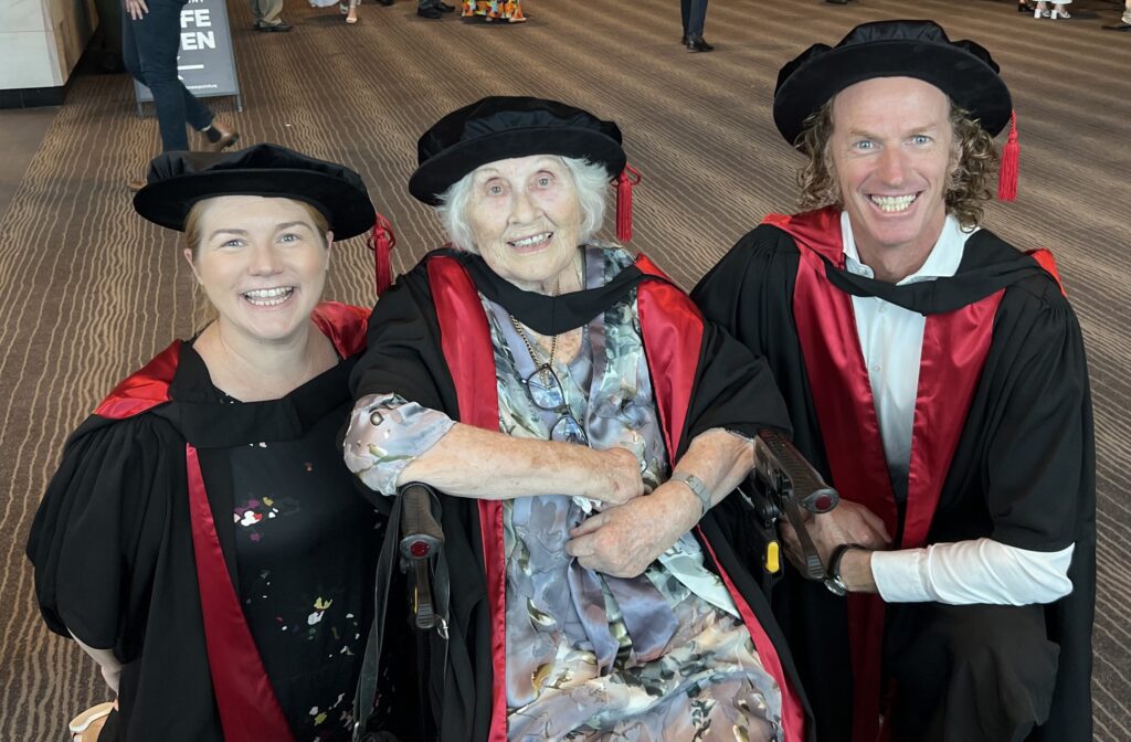 Dr Bronwyn Herbert has completed her PhD at ninety years old at the University of Queensland, Australia. Today, we are celebrating this remarkable woman. Read Bronwyn's story on The PhD Place blog, #sponsored by @paperpile thephdplace.com/90-and-thrivin…