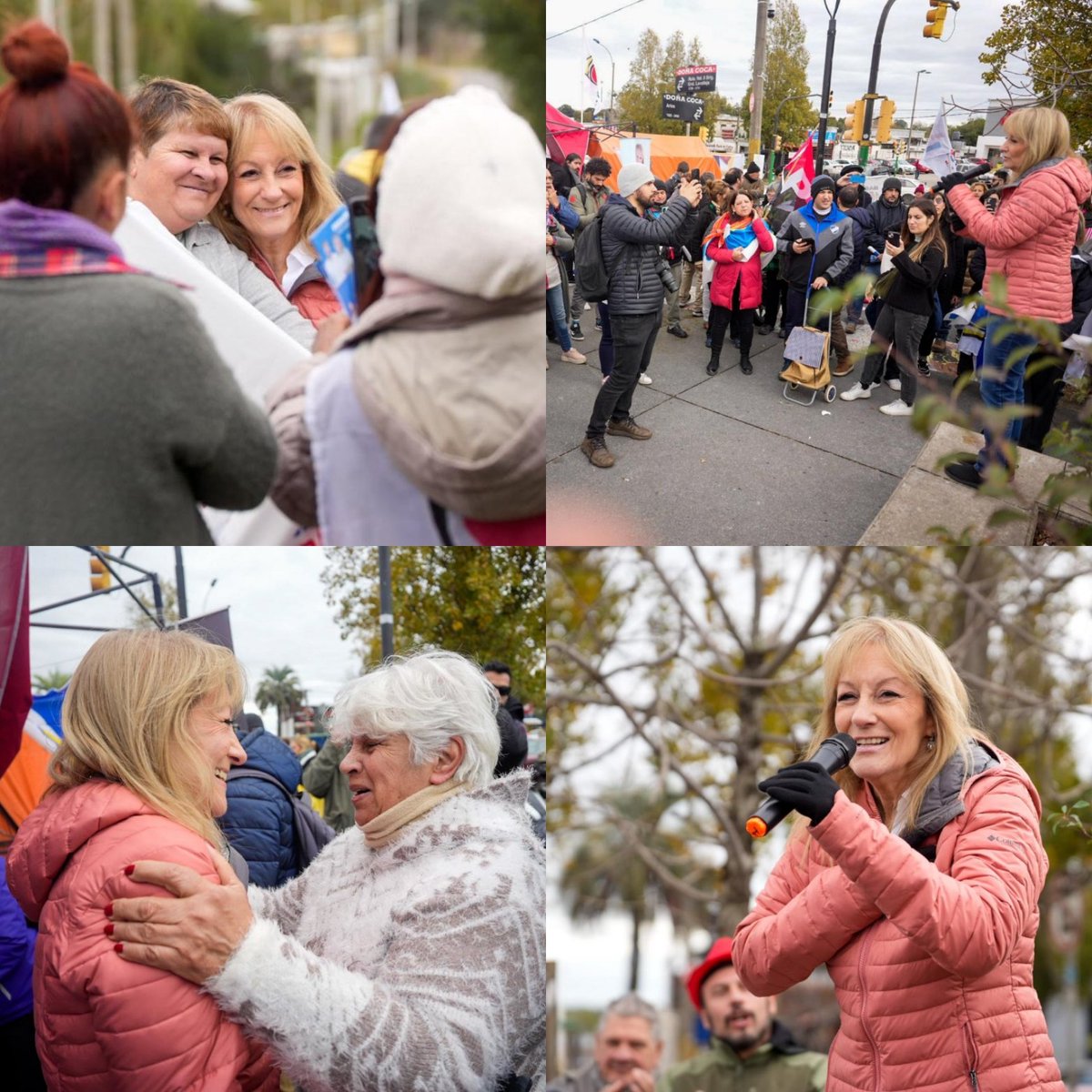 Algunas imágenes de la Barriada por Punta de Rieles en la mañana de hoy.
#AlFrenteConCarolina 🔴🔵⚪️