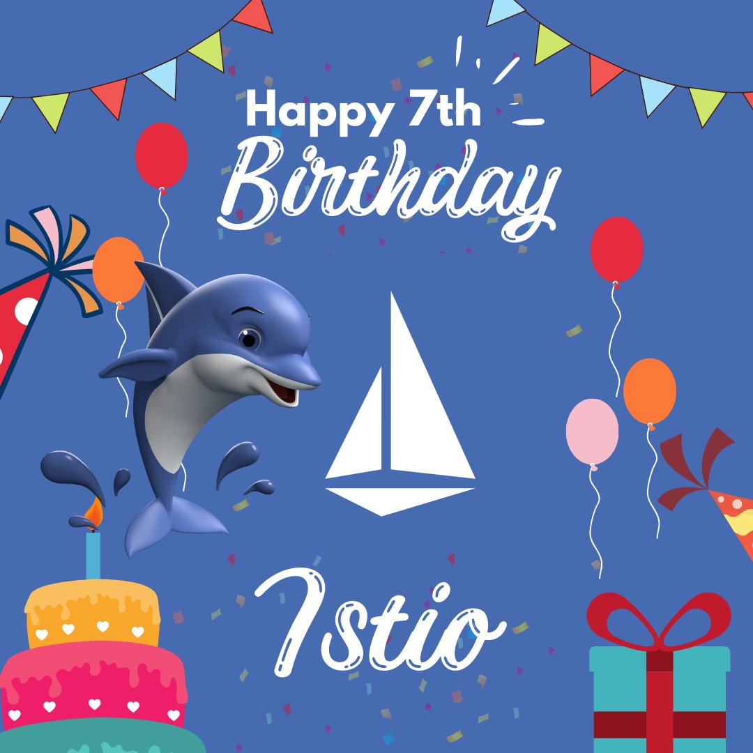 🎂Happy 7th anniversary to @IstioMesh! Impressive project stats by @linsun_unc of Istio's steering committee: istio.io/latest/blog/20… And check out the @openobserv episode I held with @linsun_unc for roadmap: logz.io/blog/istio-abm… #servicemesh #kubernetes #devops #cloudnative