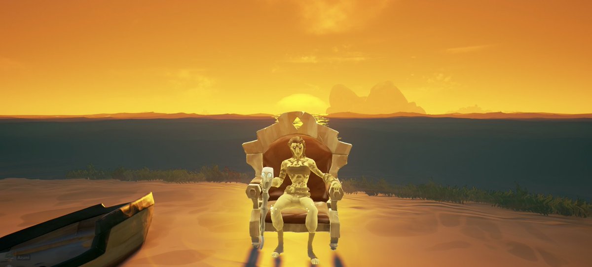 Disengag3d's tweet photo. Finally, achieved double gold curses today. Gold skele achieved today ☠️🥵
#tinkerbell #goldbones #seaofthieves #hourglass #PvP https://t.co/fNdk7qOawi